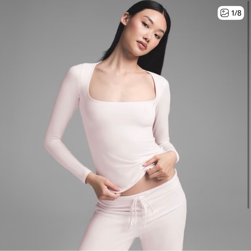 SKIMS Blush Pink Top